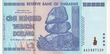 Zimbabwe banknote