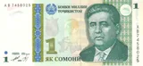 Tajikistan banknote