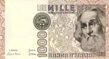 Italy banknote