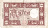 Italy banknote
