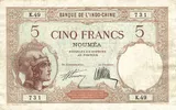 New Caledonia banknote