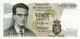Belgium banknote